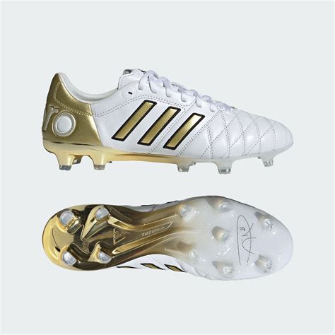 adidas toni kroos x 11pro fg 'white gold metallic men's